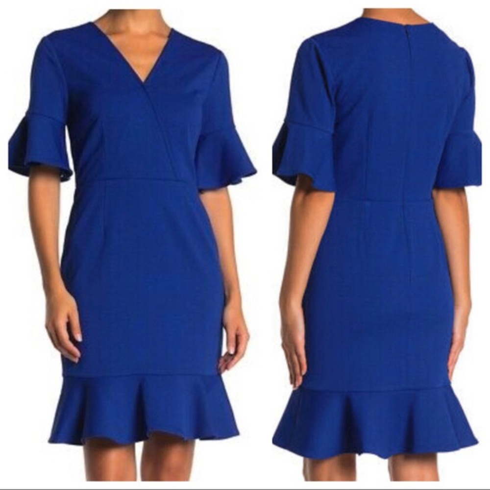 Trina Turk Night Swim Peplum Sheath Dress 12